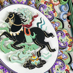 Celestial Success (Zao Jing) 3D Paper Art Shadow Box – Dunhuang Feng Shui Cure for Career Rise & Academic Focus