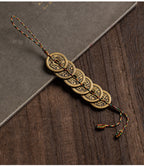 Premium Brass 6 Emperors Coins Hanging