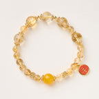 Pulsera Imperial de Citrino para Riqueza y Confianza