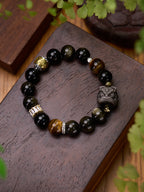 Gold Sheen Obsidian Pixiu Wealth Bracelet