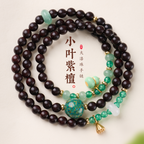 Prosperous Lotus Zitan 108 Bead Bracelet