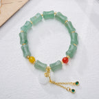 Green Bamboo Wealth Advancement Bracelet