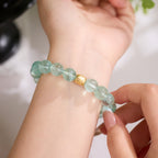 Pulsera de Fluorita Verde Hielo para el Éxito Profesional
