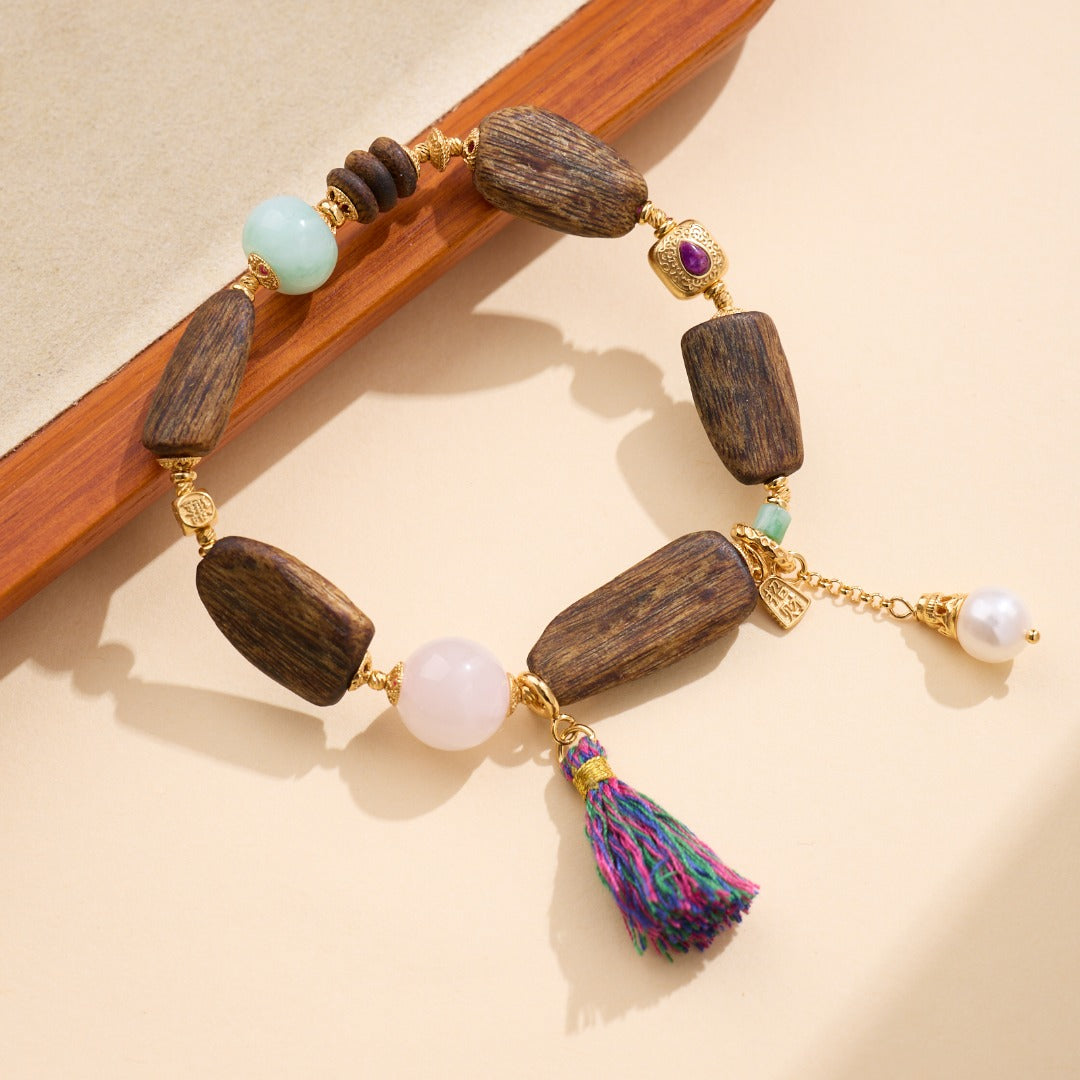 Five Elements Agarwood Balance Treasure Bracelet