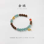 金葫芦叶多宝香氛手链