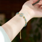 Celestial Blue Sicherheitsverschluss-Armband