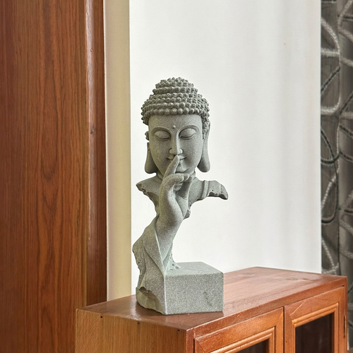 Zen Silent Buddha Sculpture