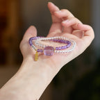 Royal Amethyst & Quartz Guardian Bracelet