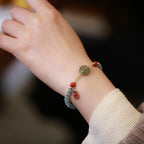 Jade Ping An Kou Wealth & Blessing Bracelet