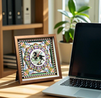 Celestial Success (Zao Jing) 3D Paper Art Shadow Box – Dunhuang Feng Shui Cure for Career Rise & Academic Focus