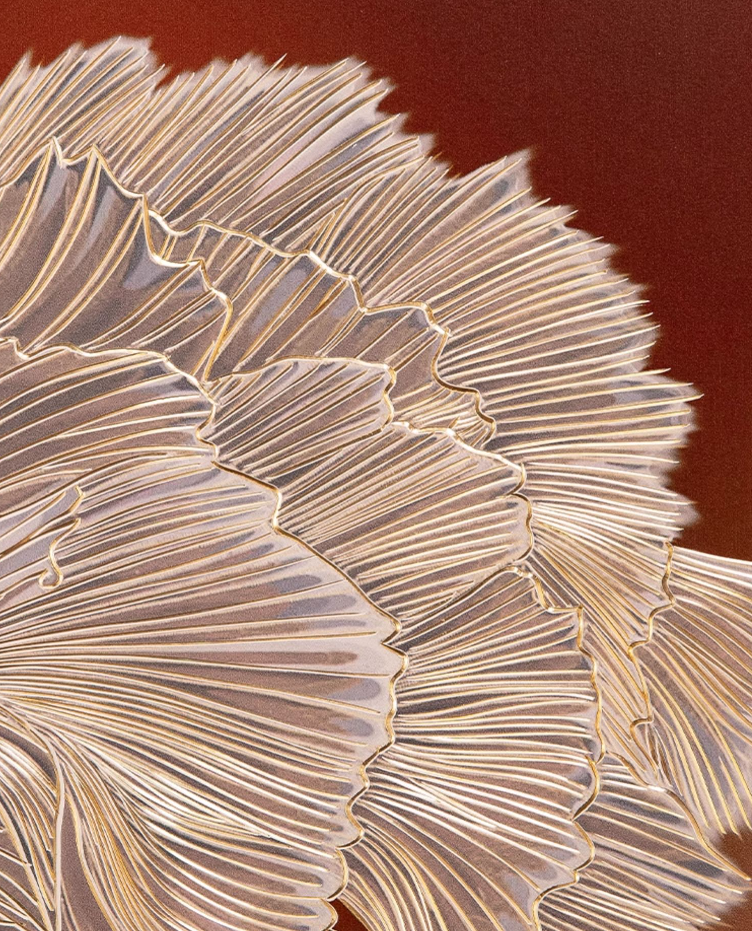 "Golden Koi of Prosperity" (Jin Li) Hand-Carved Solid Brass Wall Art – Metal Element Feng Shui Cure for Abundance & Career Success