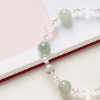 Grünes Jade- & Klarquarz-Harmonie-Armband