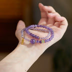 Amethyst Fortune Double-Wrap Bracelet