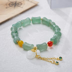 Green Bamboo Wealth Advancement Bracelet