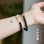 Imperiales Sandelholz- & Achatblatt-Armband