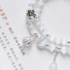 Mondschein Katzenauge Glücksübertragungs-Armband