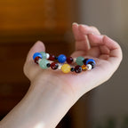Bracelet de richesse en pierres précieuses de l'harmonie des Cinq Éléments
