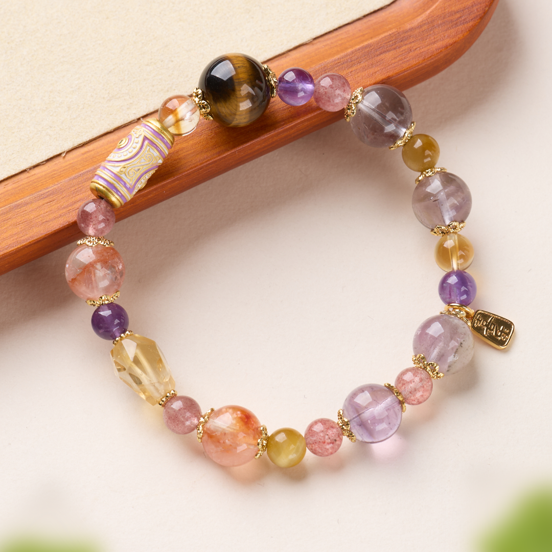 Divine Fire & Wealth Multi-Gem Bracelet