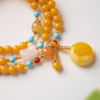 Tibetan Golden 108 Peace & Wealth Bracelet