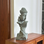 Zen Silent Buddha Sculpture