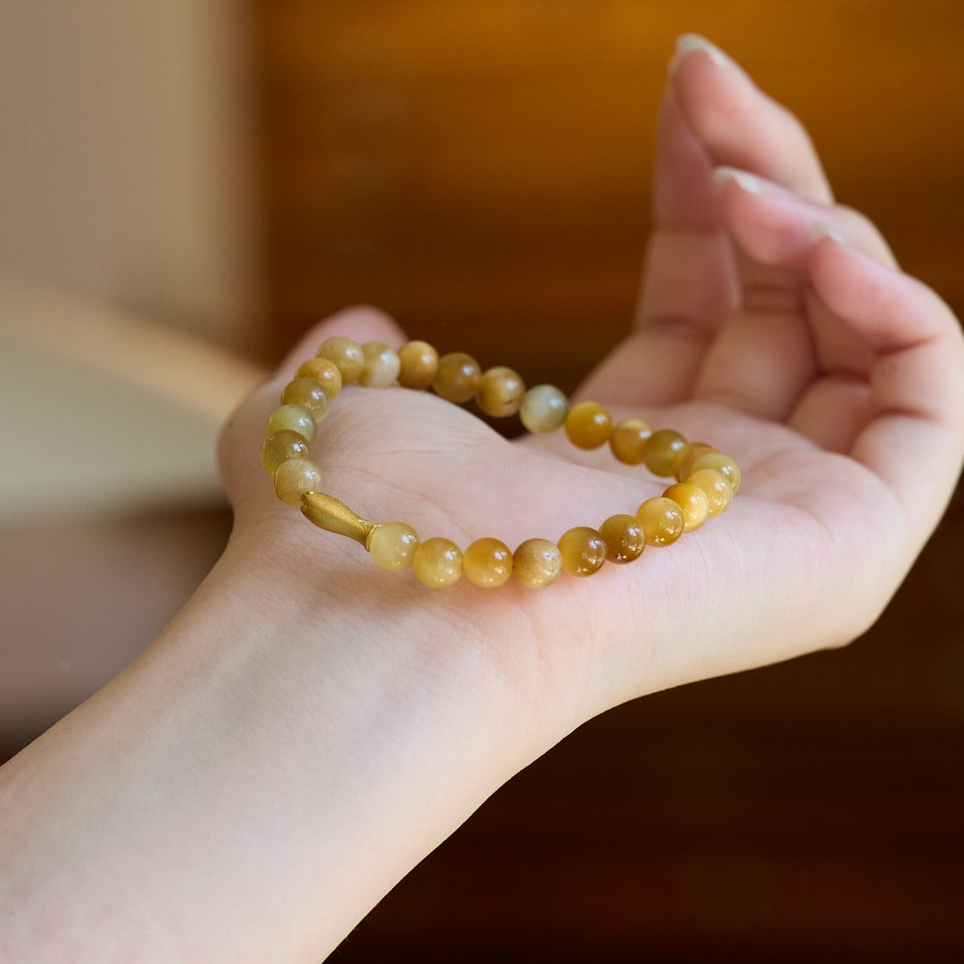 Golden Tiger Eye Koi Wealth Bracelet