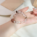 Pulsera Pure Harmony de Cuarzo Claro y Cinabrio