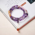 Royal Amethyst & Citrine Fox Wealth Bracelet