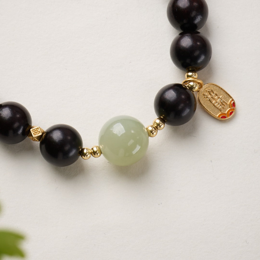 Royal Sandelholz- & Jade-Reichtumsarmband