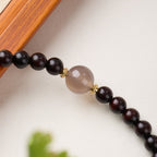 Imperiales Sandelholz- & Achatblatt-Armband