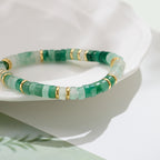 Gradient Aventurine Abacus Wealth Bracelet
