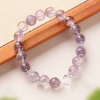 Amethyst Sowilo Sun Rune Wisdom Bracelet