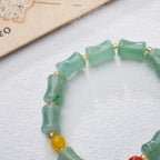 Green Bamboo Wealth Advancement Bracelet