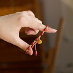 Roter Achat Ruyi Glücksarmband für Wohlstand