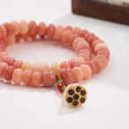 Bracelet Chance Lotus en Agate Yanyuan