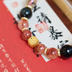 Five Elements Red Tiger Eye Wealth Bracelet
