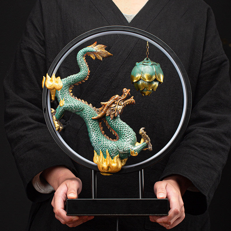 "Celestial Dragon" LED Backflow Incense Burner