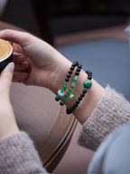 Prosperous Lotus Zitan 108 Bead Bracelet