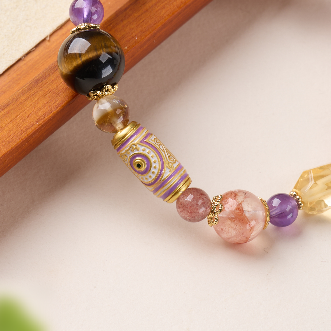 Divine Fire & Wealth Multi-Gem Bracelet