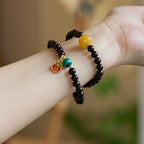 Pulsera de Cuentas Bolsa de Dinero de la Prosperidad y Calabaza