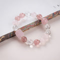 Strawberry Rose Quartz Love Attraction Bracelet