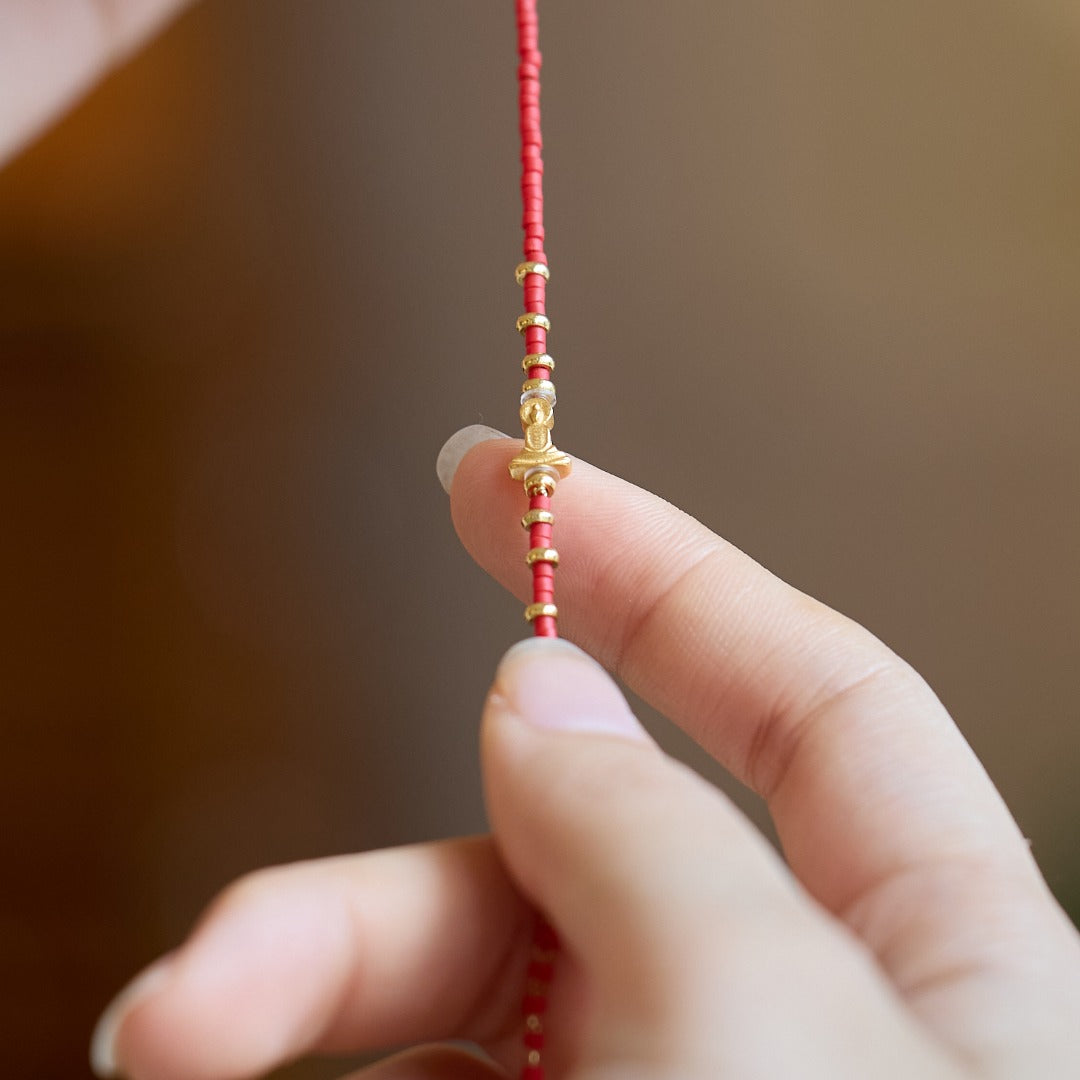 Ultra-Fine Red Luck & Protection Bracelet