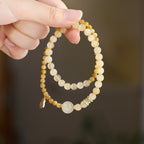 Golden Rutilated Quartz Wealth Bracelet