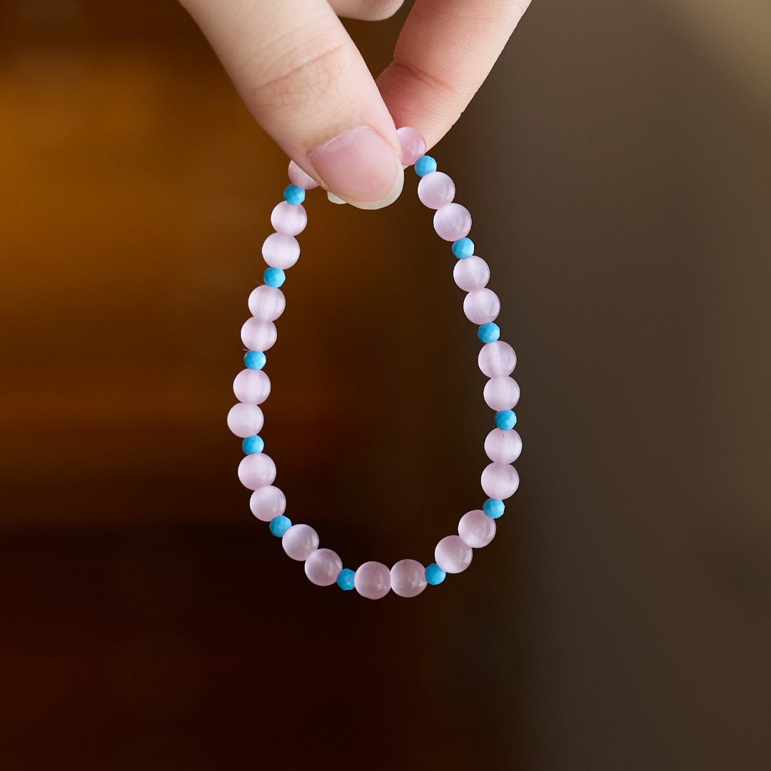 Pink Cat’s Eye Love & Harmony Bracelet