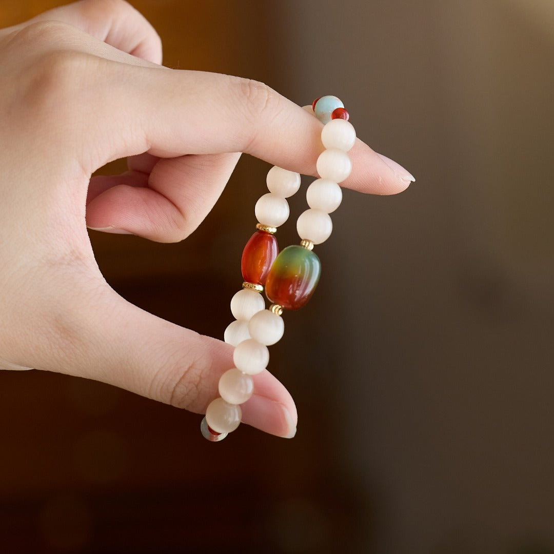 Five Elements Agate Lu Lu Tong Bracelet