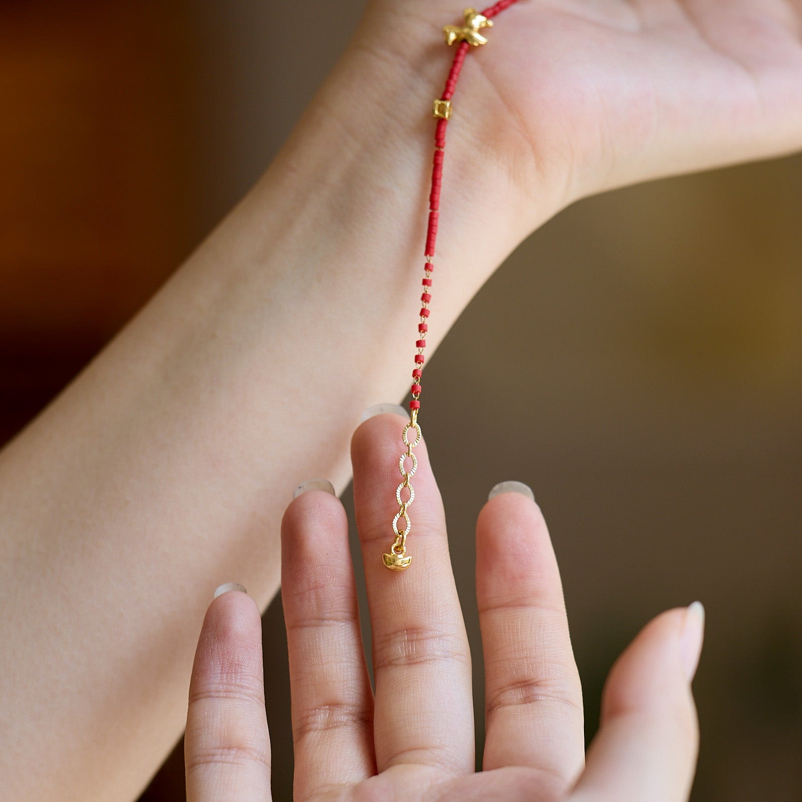 Golden Zodiac Horse Immediate Wealth Bracelet