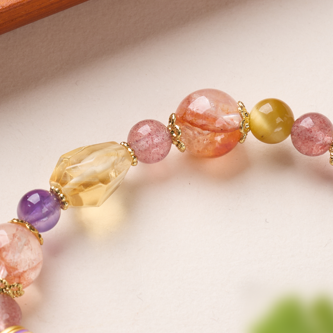 Divine Fire & Wealth Multi-Gem Bracelet