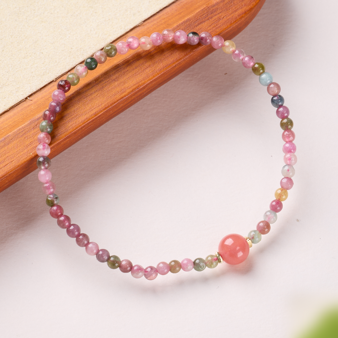 Candy Agate Five Elements Love Bracelet