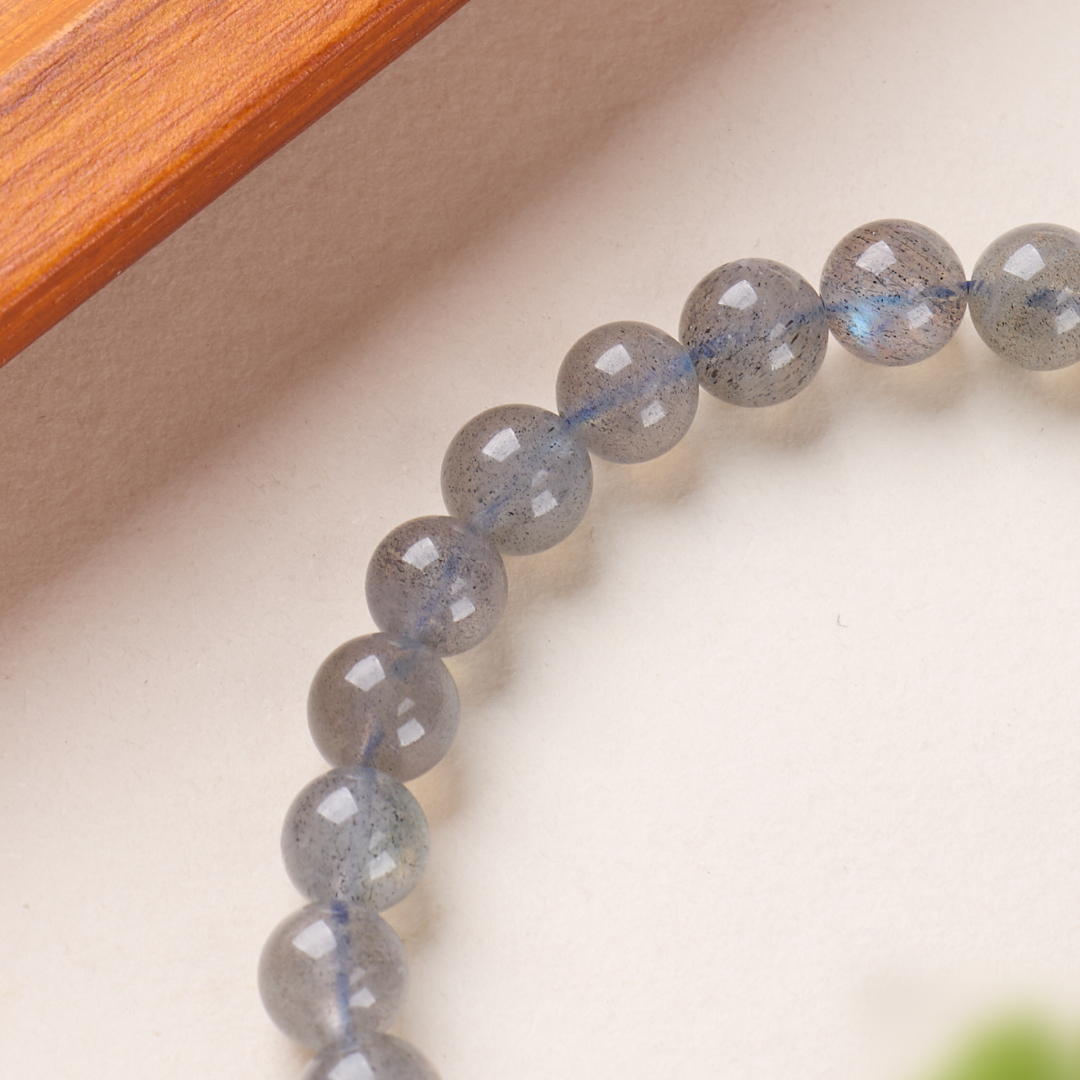 Serene Moonstone Gold Gourd Protection Bracelet