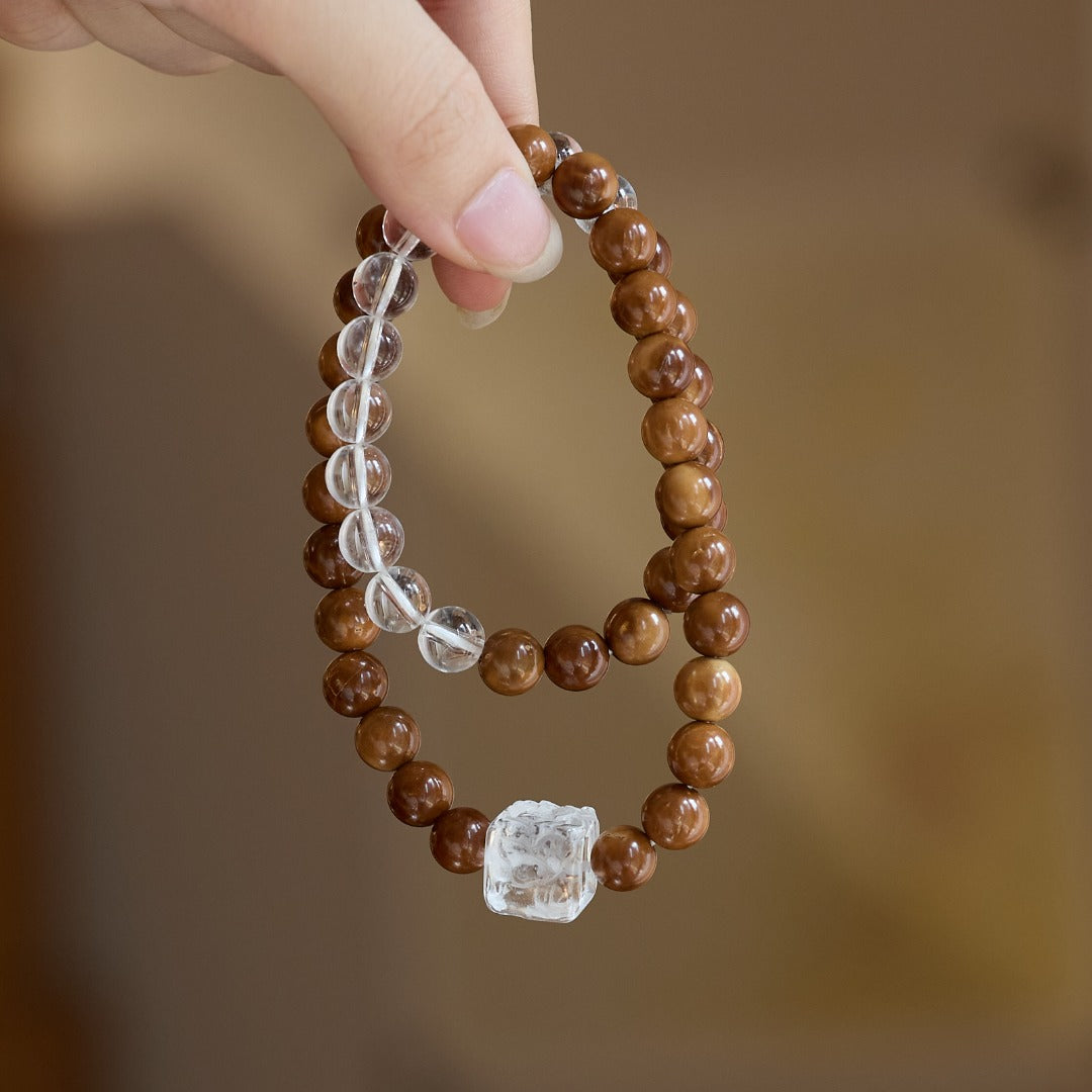 Harmonic Earth & Quartz Wealth Bracelet