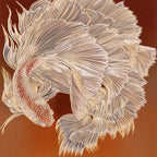 "Golden Koi of Prosperity" (Jin Li) Hand-Carved Solid Brass Wall Art – Metal Element Feng Shui Cure for Abundance & Career Success